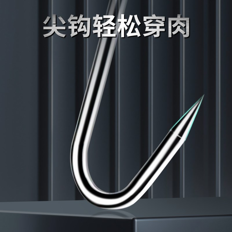 腊肉挂钩S型不锈钢晾晒猪肉钩子烤鸭香肠专用实心加粗大号尖头S勾
