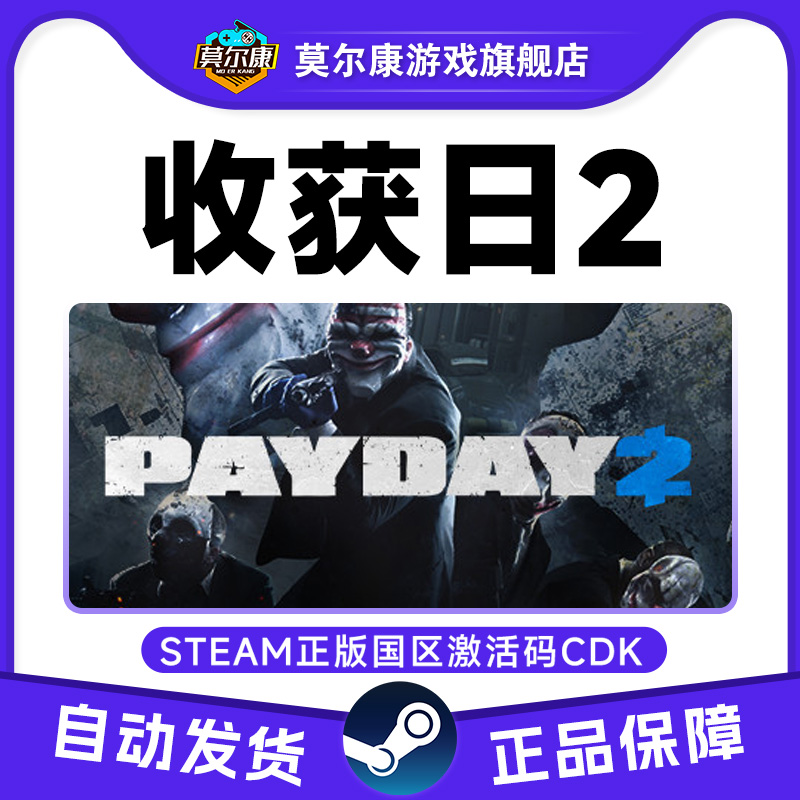 steam 收获日2 PAYDAY 2 国区激活码CDKey PC正版游戏