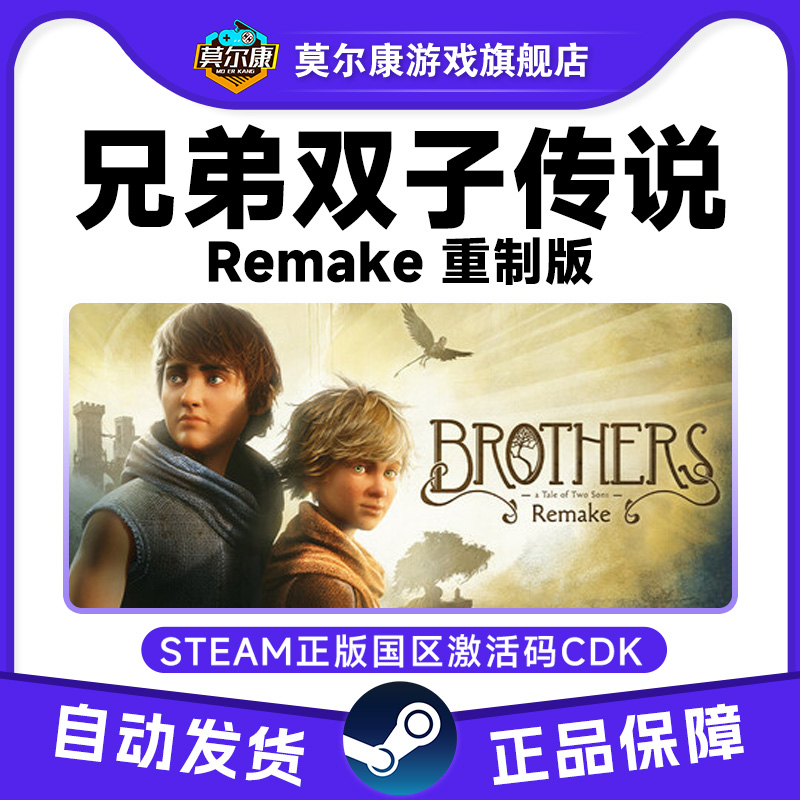 Steam 兄弟双子传说 重制版 国区激活码CDK PC游戏正版 现货秒发