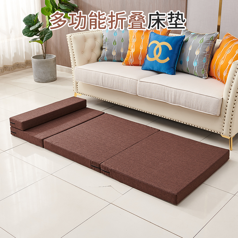 折叠床垫睡垫f午休海绵垫子单人榻榻米办公室学生午睡打地铺神器