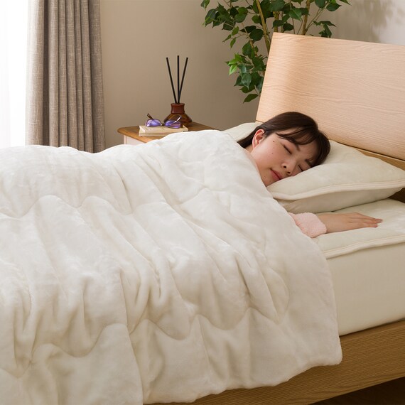 尼达利款a吸湿发热被子冬季加绒暖被法兰绒毯被褥单人男女日式宿