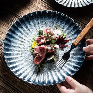 盘子西餐盘牛排盘高级感家用商用平盘菜盘饺子盘水果沙拉盘 好看
