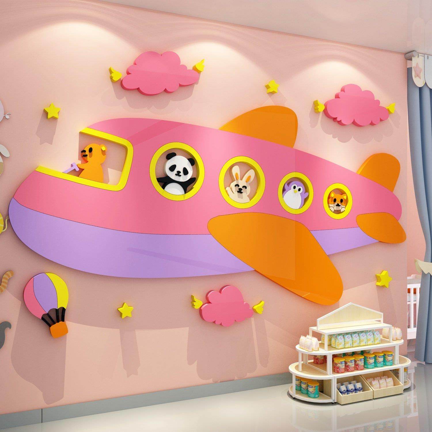 母婴室布置墙面贴软装饰月子背景小儿推拿店文化宣传海报挂画形象,家居饰品,软装墙贴,淘宝优惠券,粉丝福利购,淘宝优惠卷