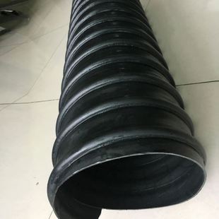 PE钢带强螺旋波纹管市政管道埋地排污水管钢带波纹管螺旋波纹管