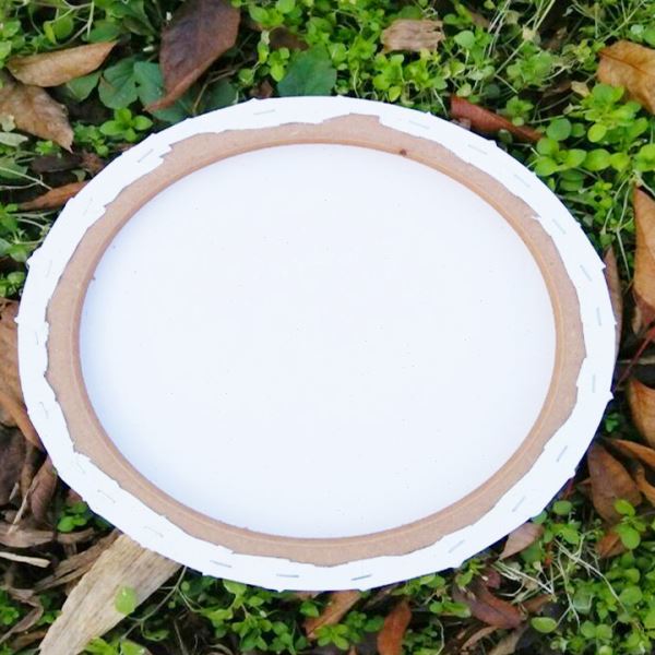 椭圆形30X40CM全棉280g帆布油画框欧式实木微喷绘画布框