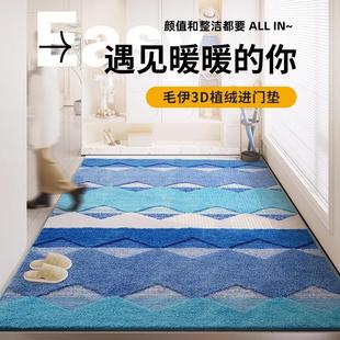 进门地垫地毯家用入户门脚垫门垫客厅卧室门口防滑垫玄关垫子 中式