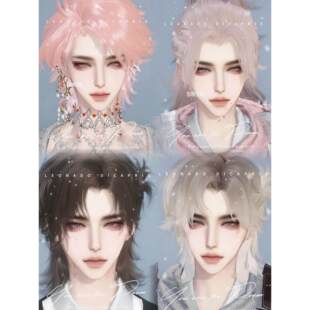 云千蝶【青霄】逆水寒手游男捏脸 国服港澳台服通用捏脸 加糖原创