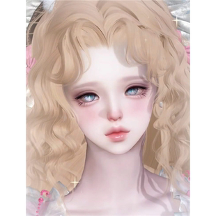 水色 发3 白水鉴心 小师妹plus版 逆水寒手游捏脸女通用 饼干小饼