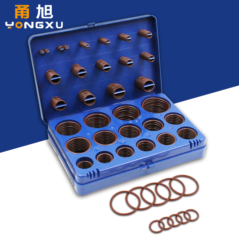 氟胶O型圈修理盒/密封圈/密封件/O型圈/绿色黑色棕色0型圈修理盒