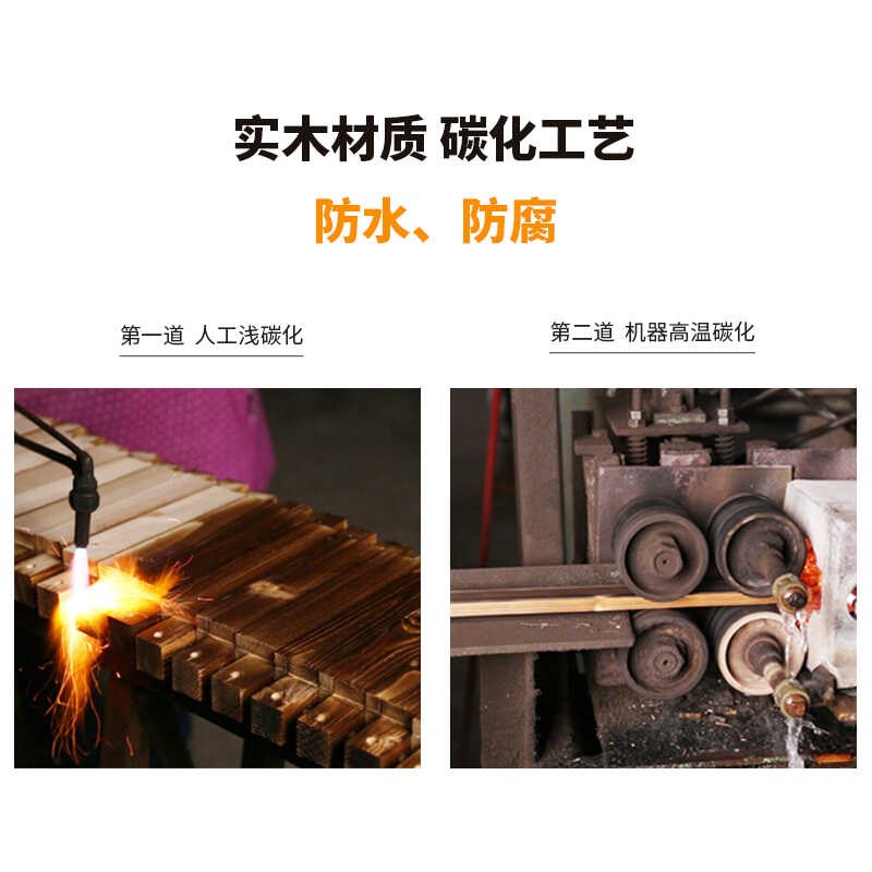小木菜园桩墩子围栏圣诞栅栏装饰造景篱笆阳台护栏户外防腐木栅栏
