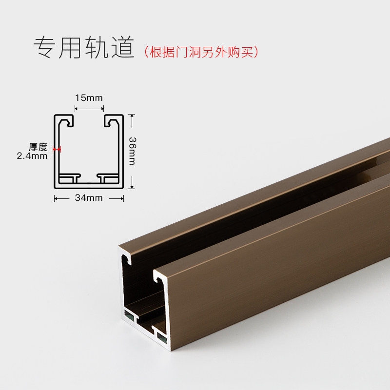 亚固静音双向阻尼缓冲吊轮滚轮滑轮实木推拉门吊轮移门轨道吊滑轮