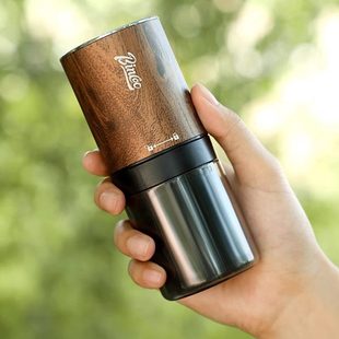 Bincoo电动磨豆机钢芯咖啡豆研磨器小型家用便携木纹磨豆咖啡器具