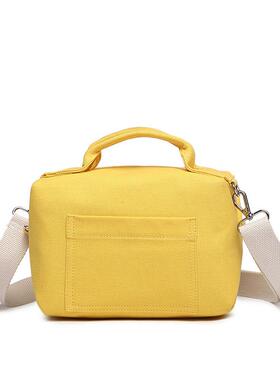 NOL帆布保温防水便当袋2022新款斜跨午餐便当饭盒袋上班族手拎包