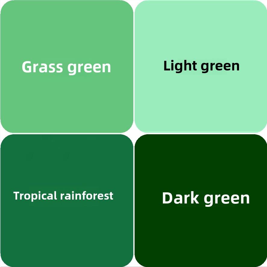 草绿浅绿深绿外墙防水耐候防晒阳台店面门墙涂料乳胶漆