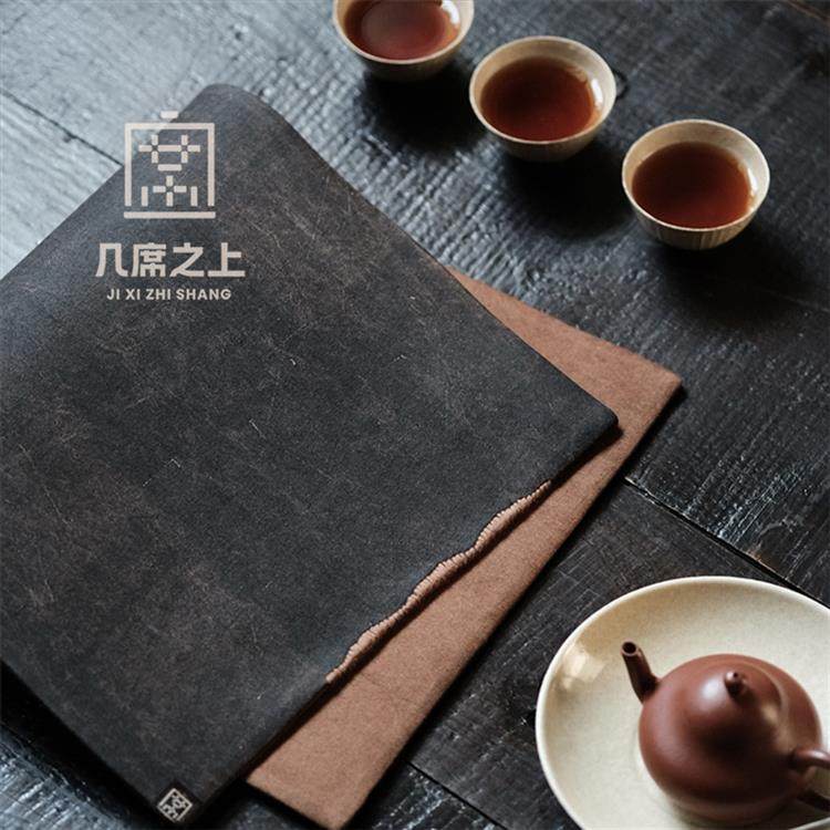 几席之上 香云纱茶席 茶艺专用大尺寸吸水中式手工布艺茶道,居家布艺,茶席,淘宝优惠券,粉丝福利购,淘宝优惠卷