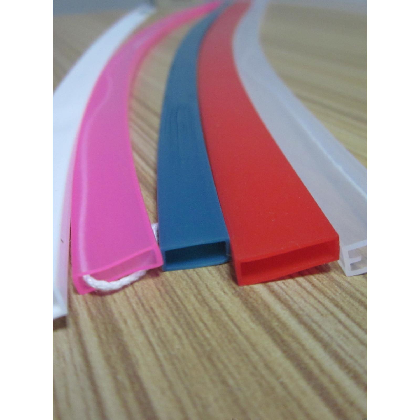 5050LED乳白灯条管软灯条防水硅胶套管软管方形带线量大堵头卡扣