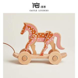 藏品小马木马装 Deco绝版 饰品轻奢豪宅样板间摆件 Herm@s 侘意思