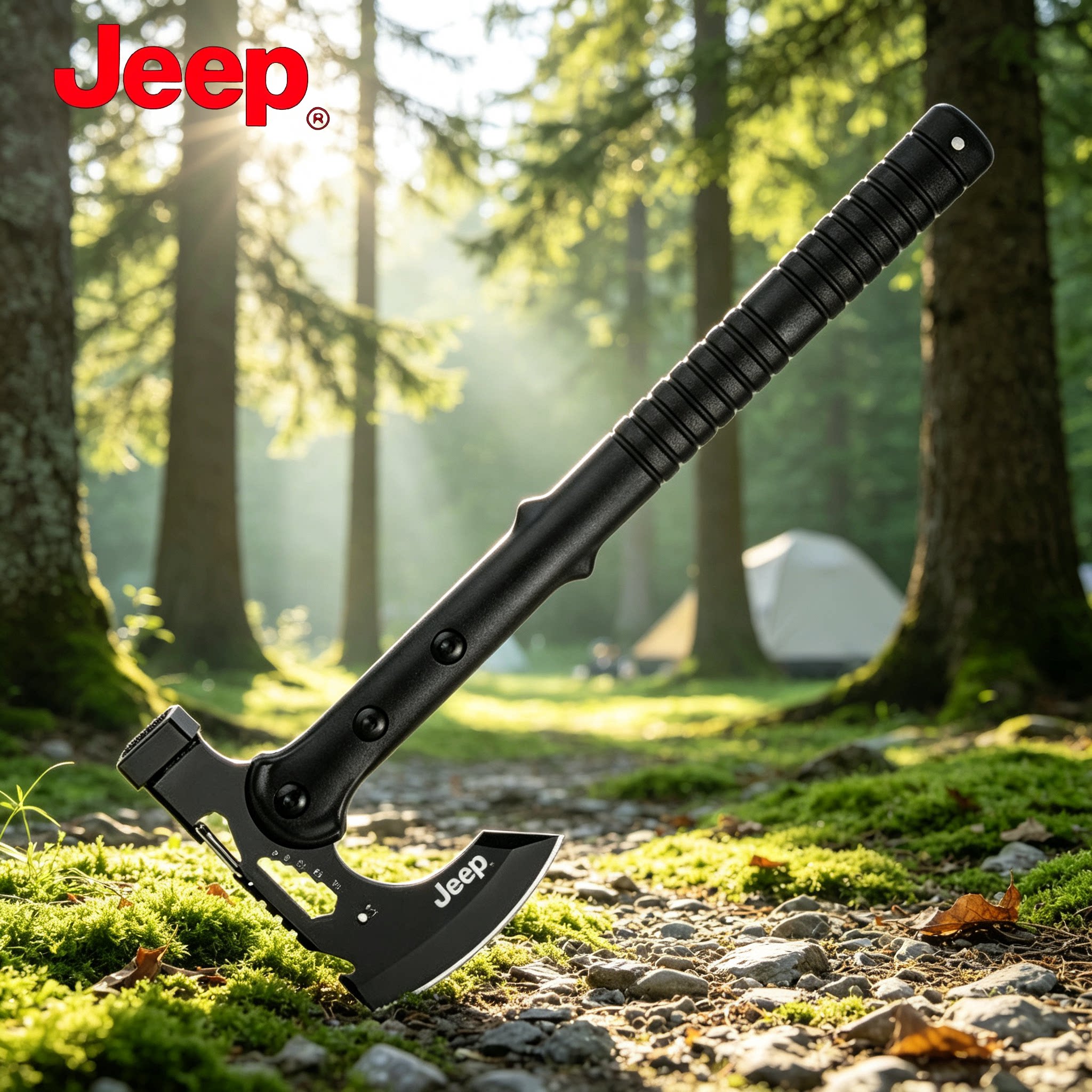 JEEP多功能开山斧锤户外防身刀具