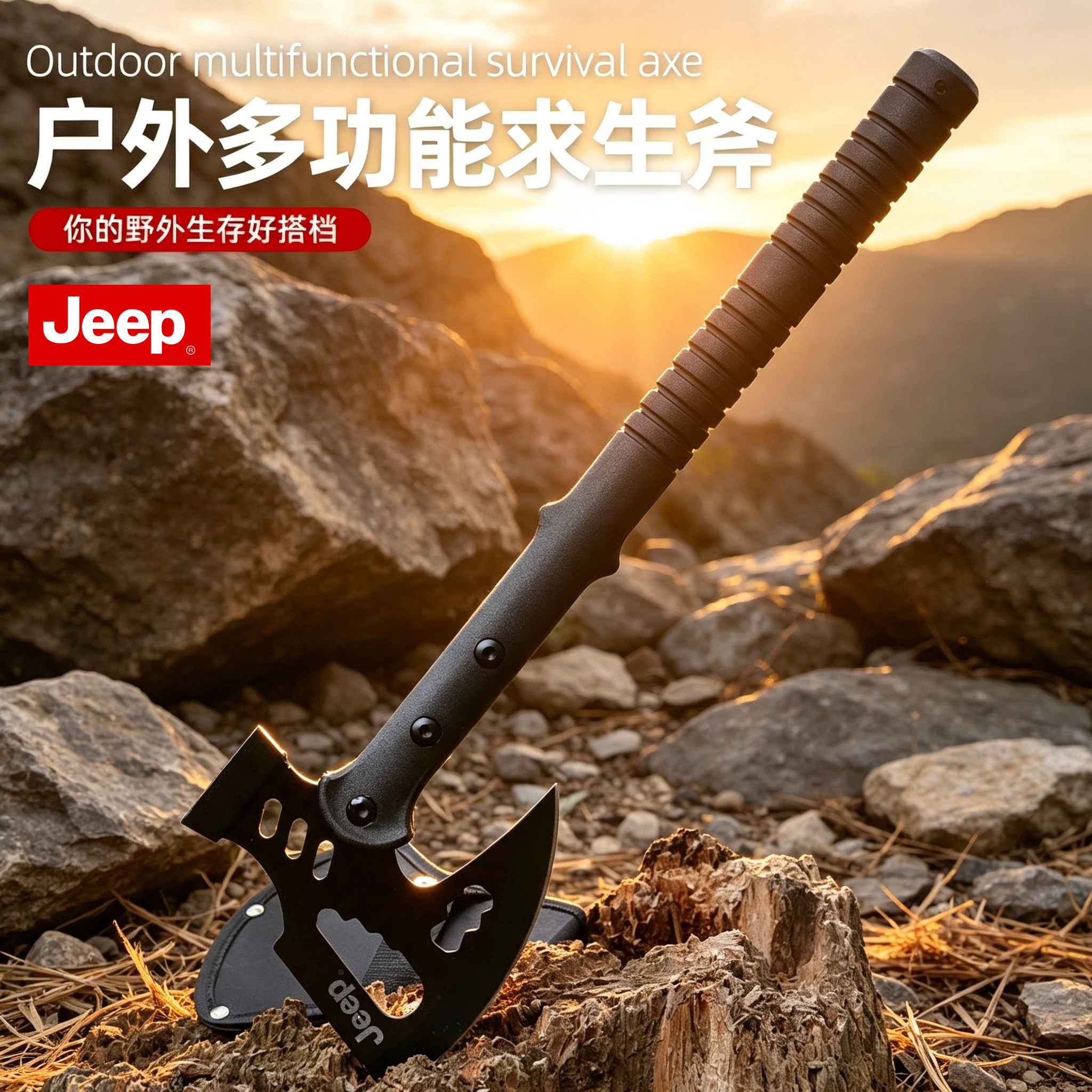 JEEP德国户外战术斧头营地手斧