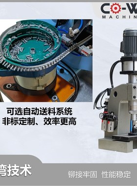 141143台式全自动气压气动铜柱铆接机空心实心旋铆机定制厂家