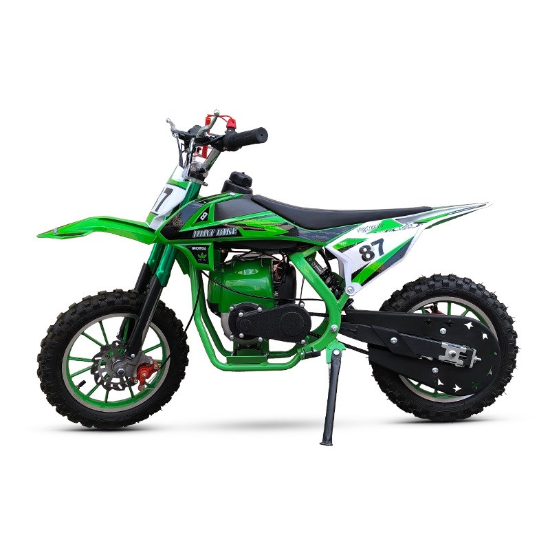 四冲程纯汽油49cc儿童小越野摩托车迷你山地燃油小高赛出口东南亚