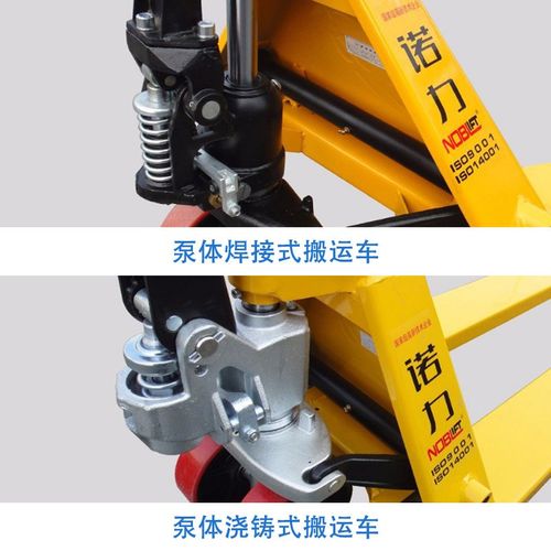诺力手动液压叉车升降托盘搬运车DF2吨AC3T仓储手拉拖板推车地牛
