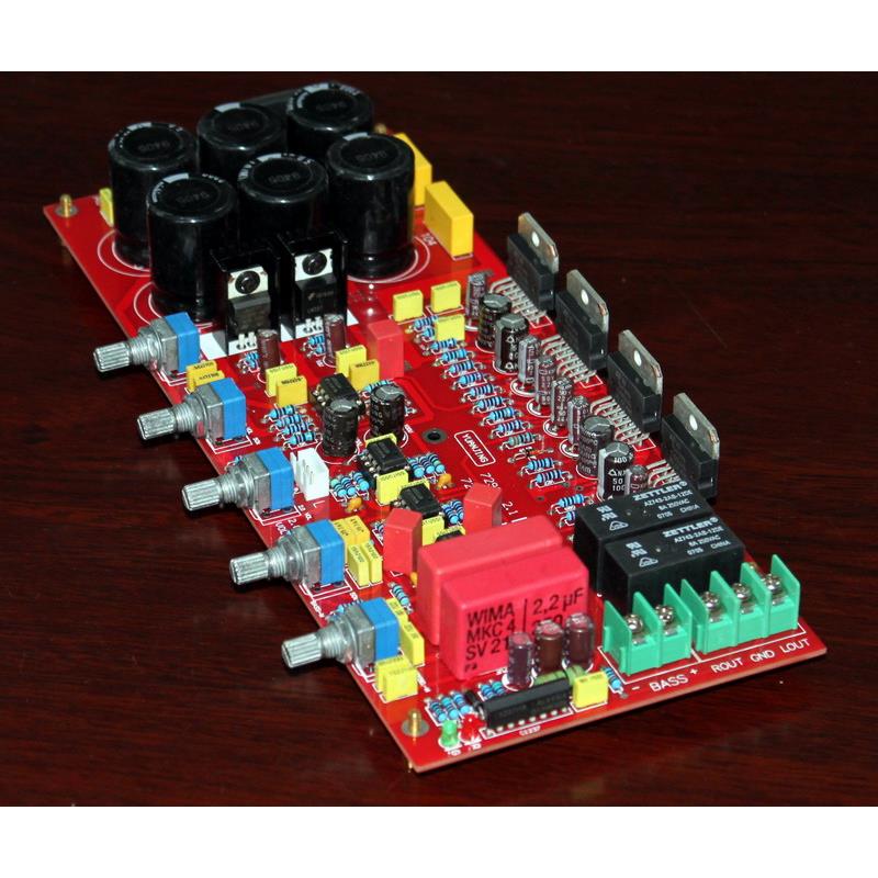 YJ00236-TDA7294 2.1声道豪华（升级）功放板(带喇叭保护)