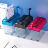 小型碎纸机学生手册迷你全自动家庭办公桌面家庭便携式 手摇静音