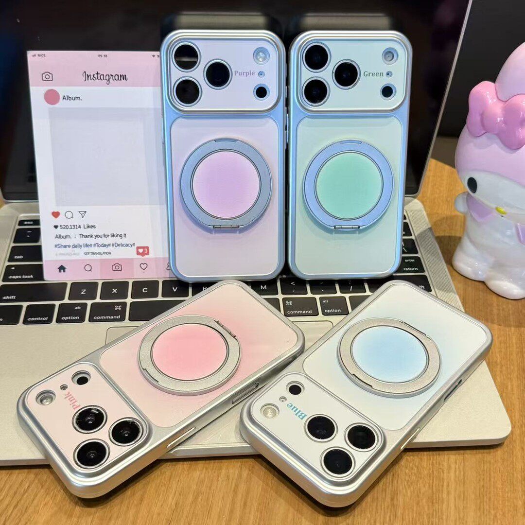 少女晕染渐变适用iPhone17Promax手机壳苹果16小米17mate70华为P80nova14note13oppoReno15K90ACE5X300Y500I