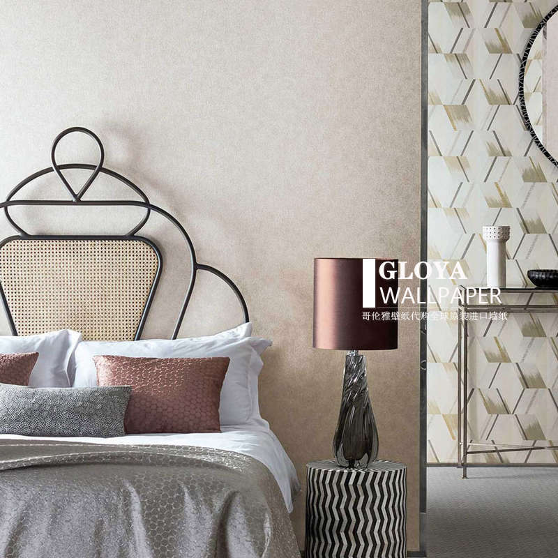 英式墙纸素色3D立体凹凸浮雕墙布客厅沙发背景墙壁纸卧室床头壁布