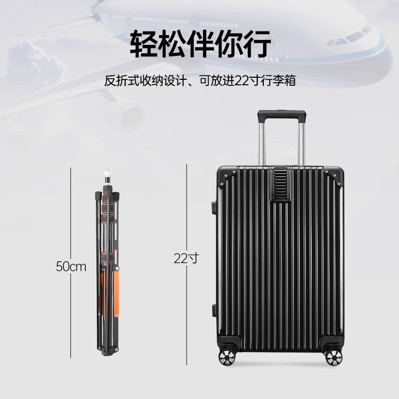 [送收纳包]摄影碳纤维反折叠三脚架LS-255/285外拍便携三脚架2.2