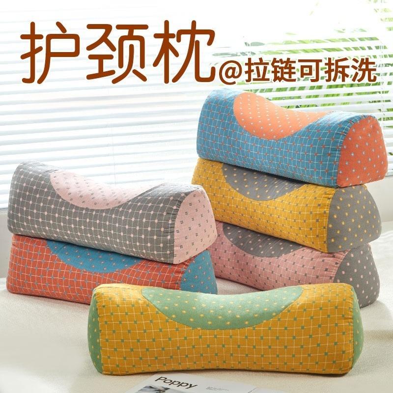 荞麦枕荞麦壳颈椎枕高枕头支撑枕加高加厚枕头硬枕颈椎枕侧睡枕头