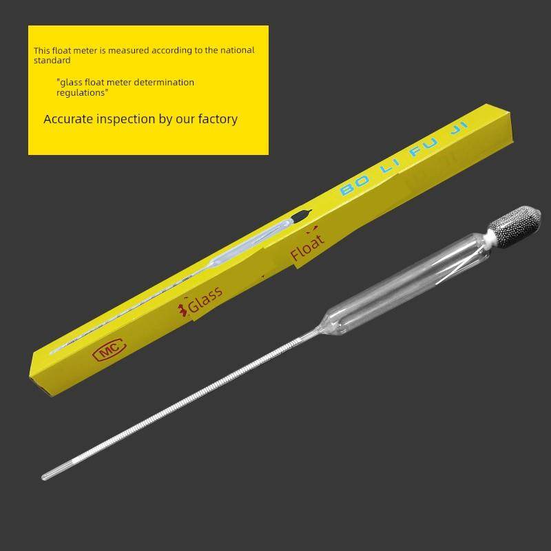 密度计比重计玻璃浮计泥浆液体凉皮盐度高精度面浆酒精测量波美计