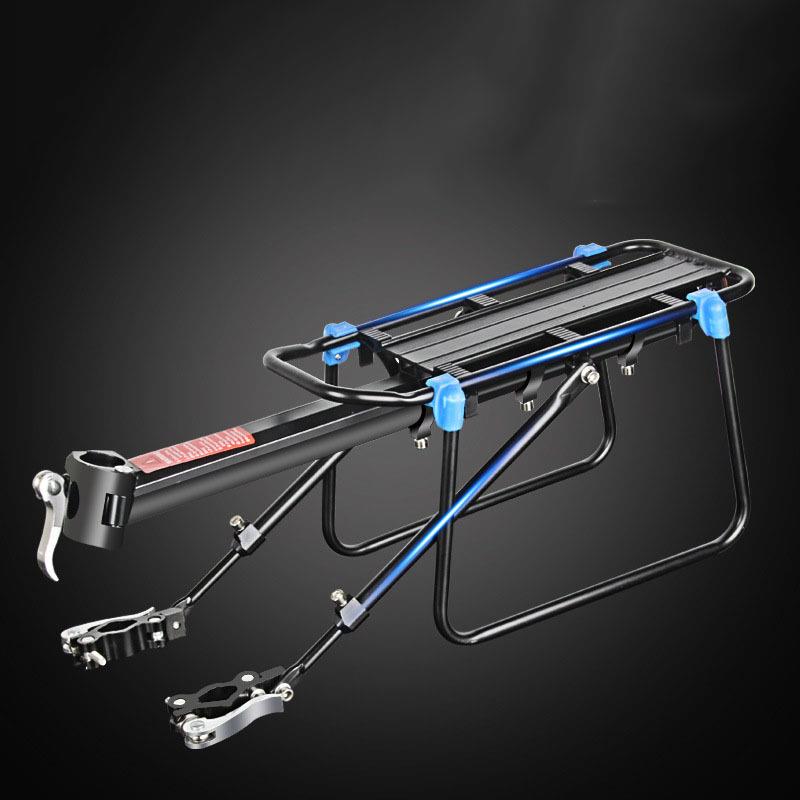 快拆自行车铝合金货架公路车山地车单车座架载人后坐尾架
