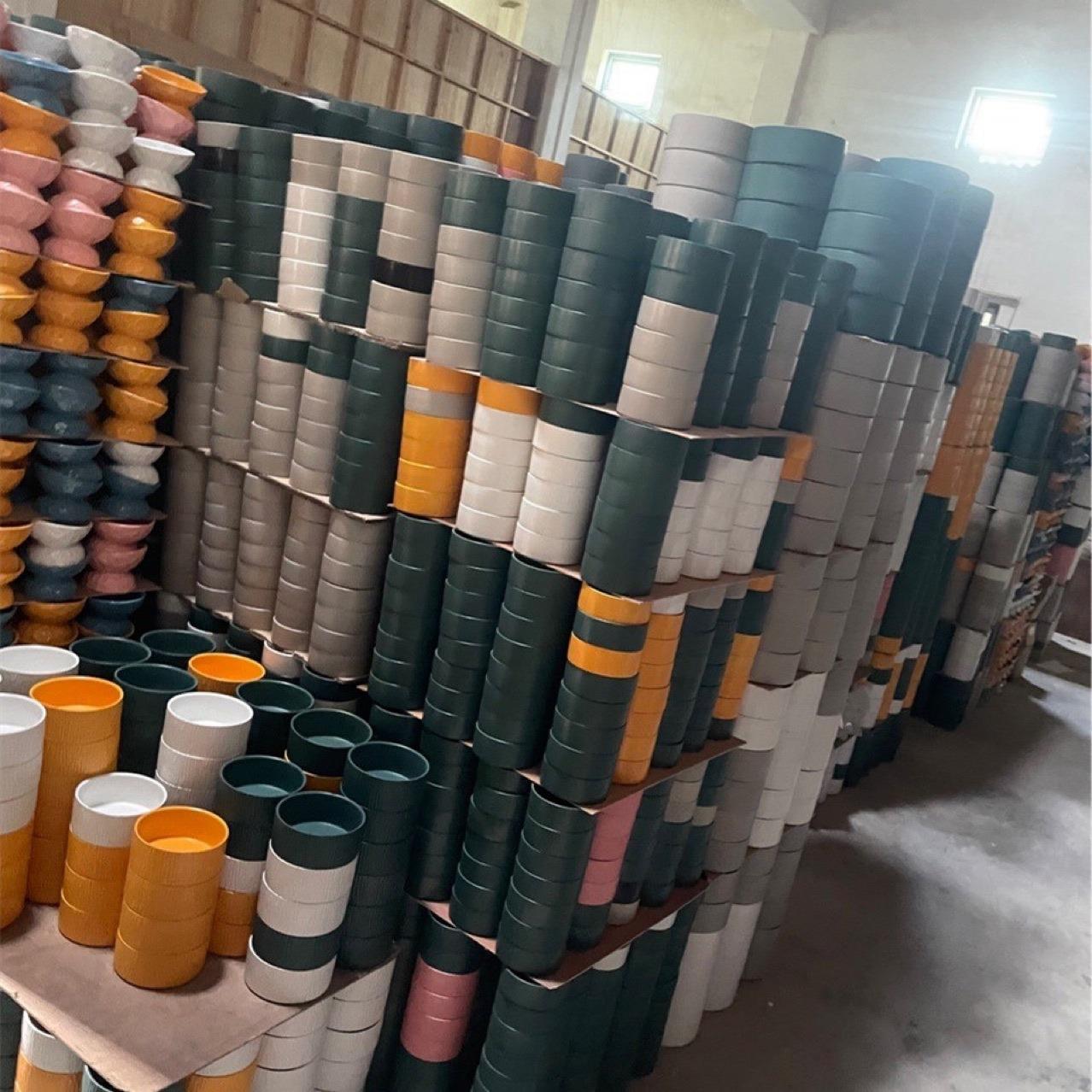 宠物陶瓷碗猫碗陶瓷狗碗狗盆水碗双碗狗狗食盆平底防滑宠物碗