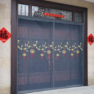 2025新款 家用大门防蚊门帘全磁条金刚网夏季 免打孔自粘磁吸纱门子