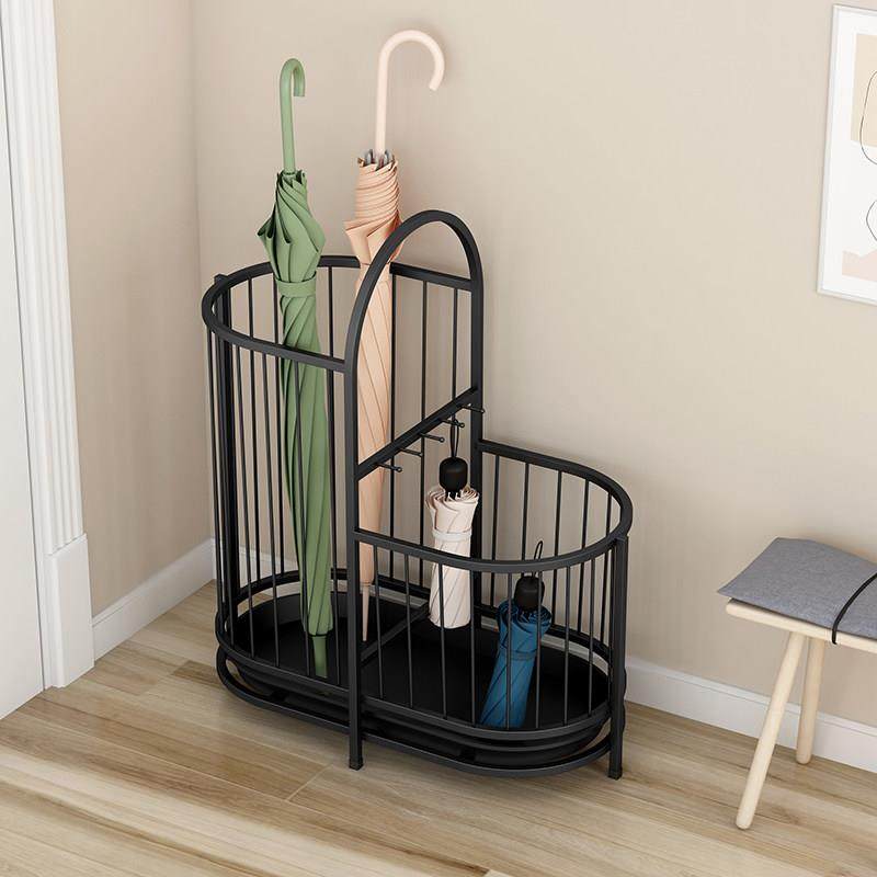 轻奢铁艺沥水雨伞架门口雨伞桶放伞架家用电梯口立伞筒置物架,住宅家具,家用雨伞架,淘宝优惠券,粉丝福利购,淘宝优惠卷