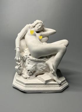 意大利博物馆雕塑狂欢艺术石膏像复古罗马人物摆件香薰扩香石礼品