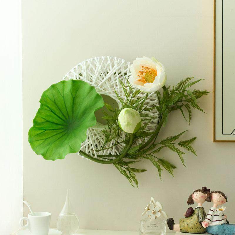 小清新创意壁挂装饰仿真花假绿植客厅卧室餐厅墙面改造氛围感挂饰