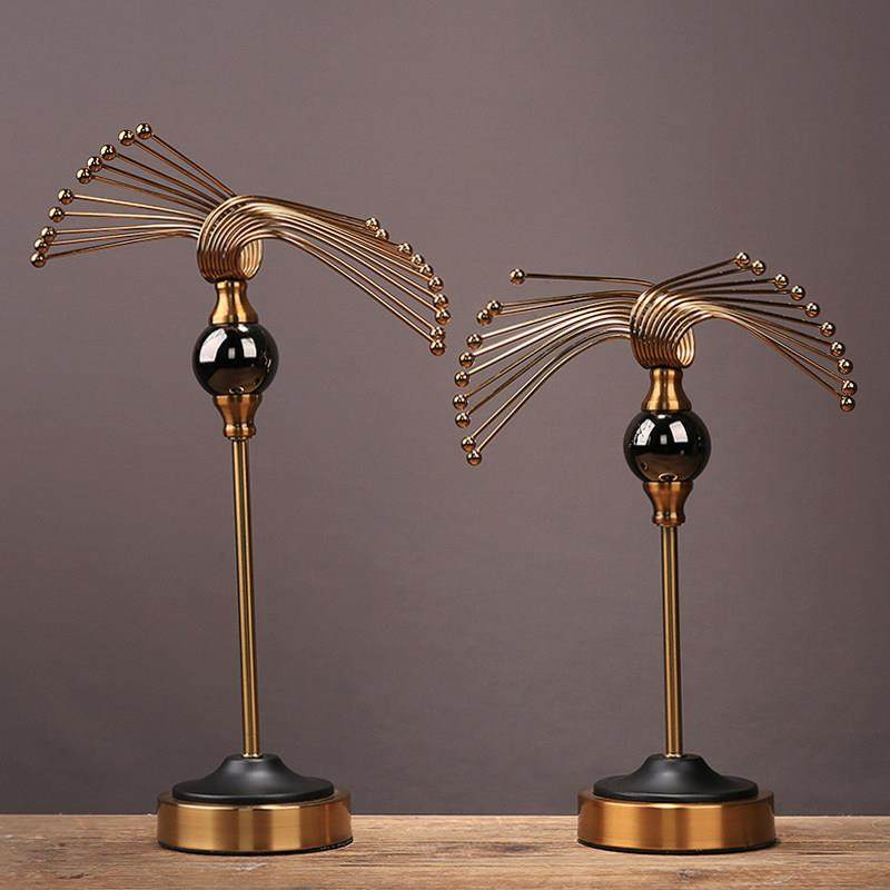 欧式轻奢金属摆件样板房书房办公室客厅电视柜酒柜家居工艺装饰品,家居饰品,装饰摆件,淘宝优惠券,粉丝福利购,淘宝优惠卷