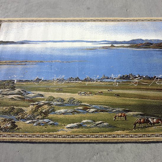 挂毯草欧式壁书房原古长方形纯蒙羊毛卧室毯装饰画风景客厅背景墙图片