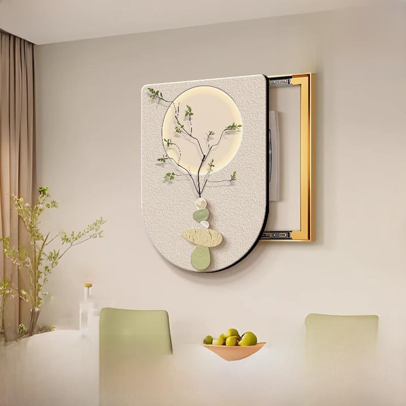 石跑表箱装饰画2配0UZH25新型电箱强弱电箱箱挡挂竖画盖莱式