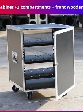 12U功放厢柜家用Ktv0音响专用柜16木UFPB门1U双门飞行包舞蹈台架