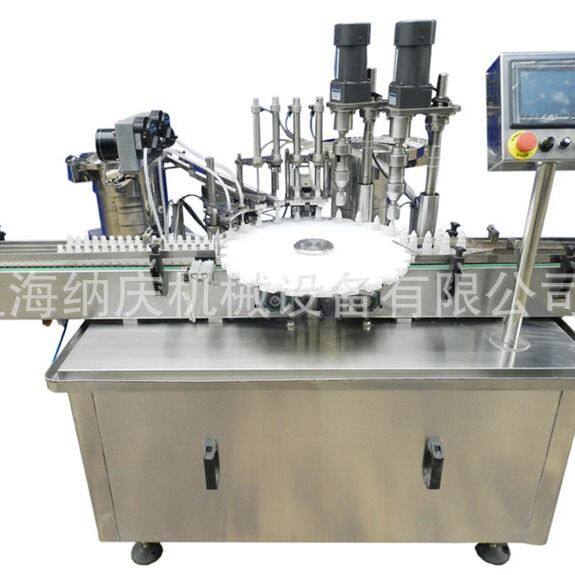 三刀式轧盖封口 无级变速电机全自动轧盖机 抗均素瓶管制瓶上盖