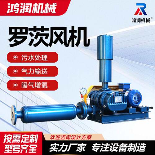 罗茨风机厂家气力输送污水处理工业曝气水产养殖鱼塘氧罗茨风机