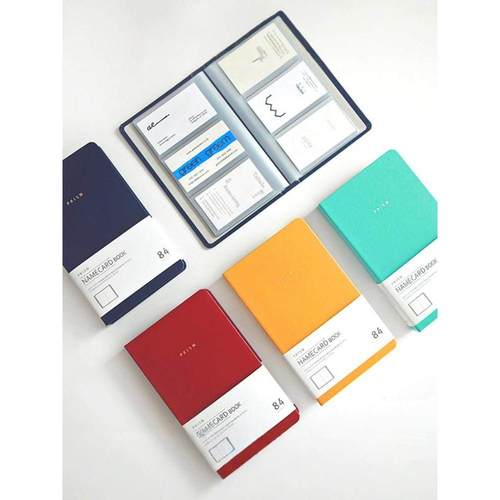 韩国indigo实用简约纯色硬面名片小卡册小三寸迷你拍立得相册相簿