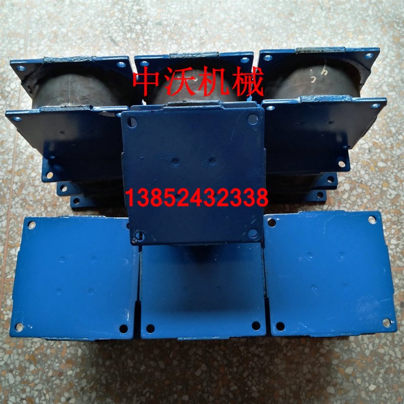 山推20吨22吨压路机减震器前轮减震块滚筒大轮橡胶减振器四方胶墩