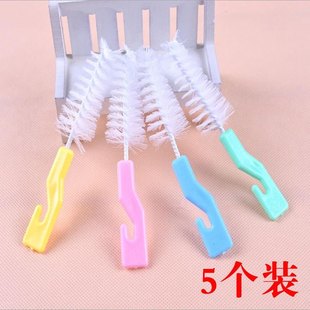 婴儿奶瓶刷子儿童宝宝清洁奶嘴刷小号刷奶瓶的洗瓶子刷子加长瓶刷
