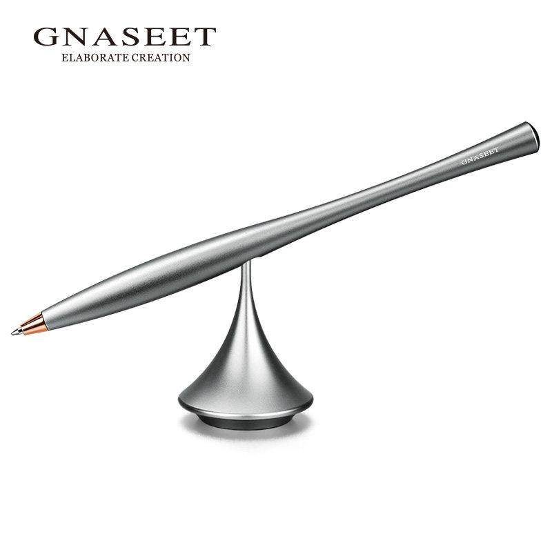 GNASEET旋转金属签字笔高档商务礼品笔私人刻字定制笔送客户
