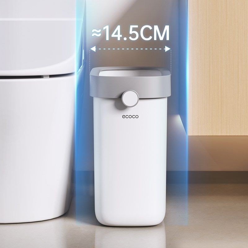 垃圾桶家用2024新款厕所卫生间夹缝大号大容量专用桶小号窄卫生桶